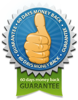 60 Day  100% Money Back Guarantee No Questions Asked