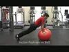 Incline Push ups on Ball (or bench)